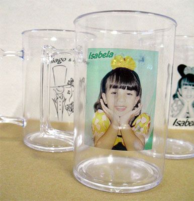 Caneca de Acrílico Cristal